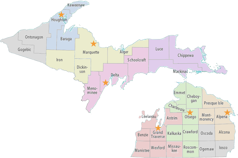 LSNM Service Area Map